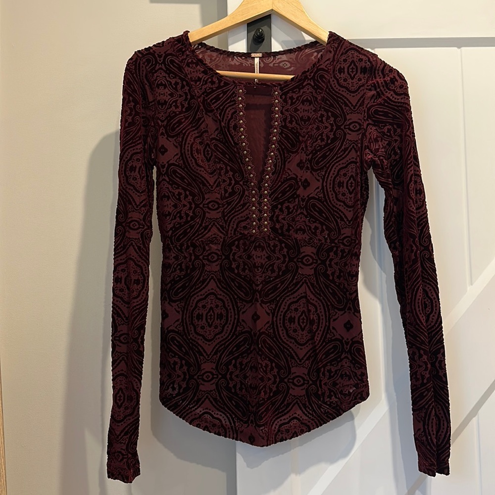 Velvet shirt from Free People